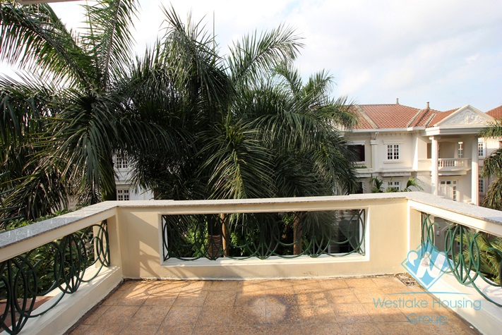 House with nice design for rent in Ciputra, Tay Ho, Hanoi- fully furnished